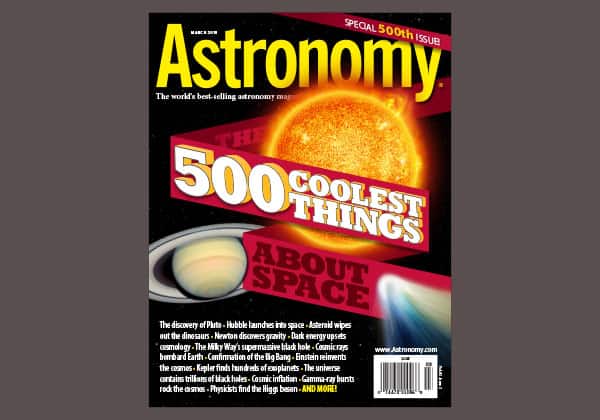 The March 2015 cover of Astronomy magazine