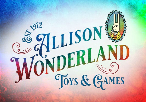 The multicolored Allison Wonderland logo