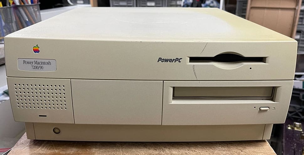 A Power Mac 7200 from the mid 1990s